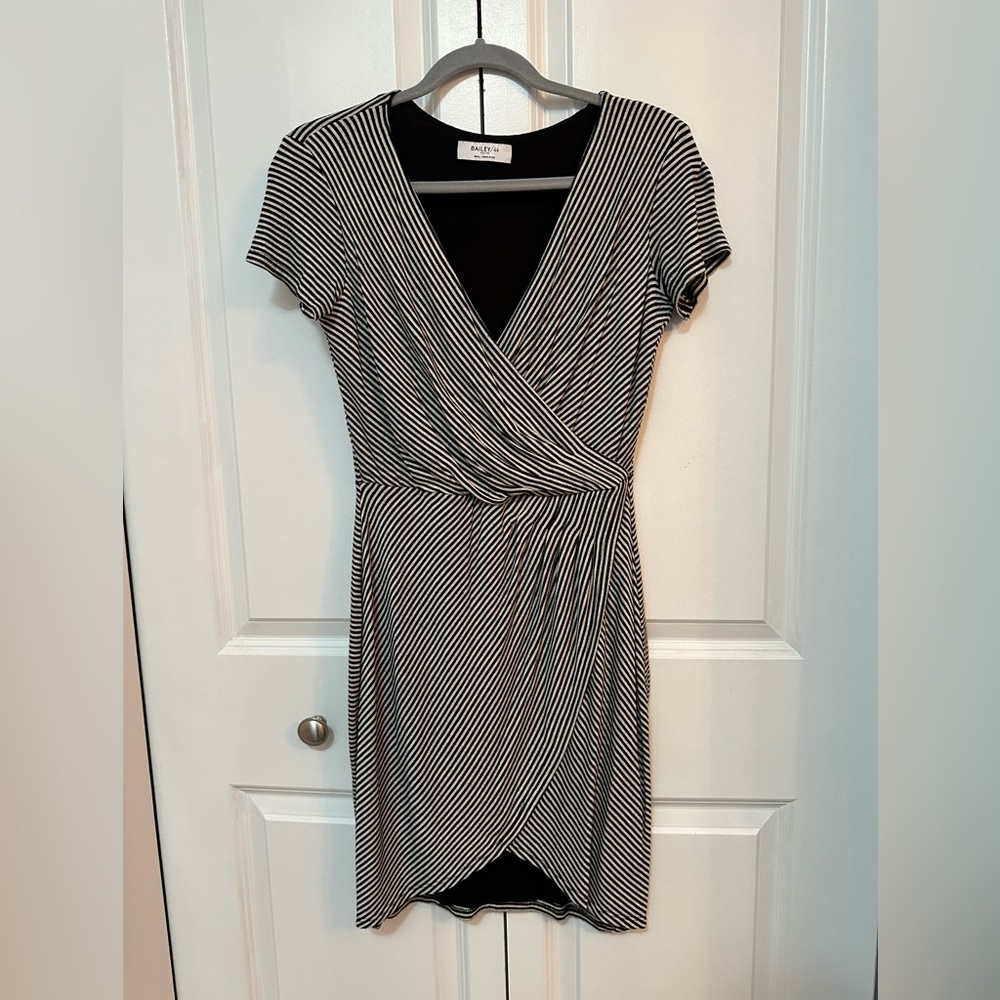 Bailey44 wrap front mini dress